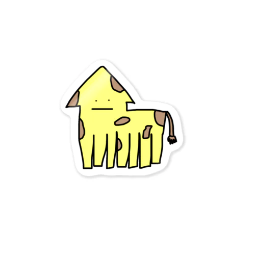 正真正銘いかきりん Sticker