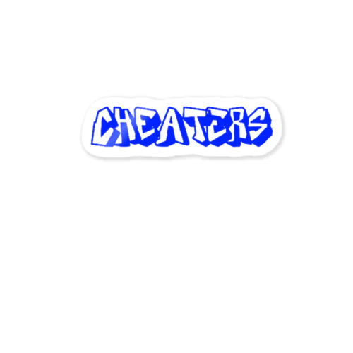 Cheaters graphic  Sticker