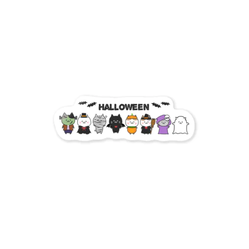 Halloween🎃ねこさん ステッカー