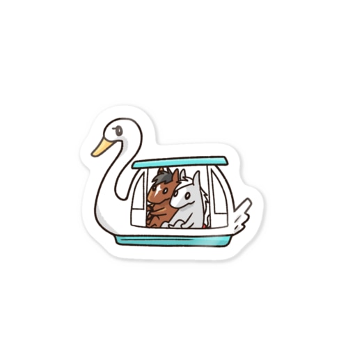 スワンボート Sticker