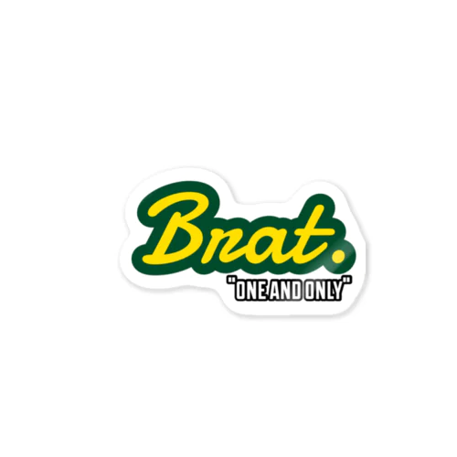 brat Sticker