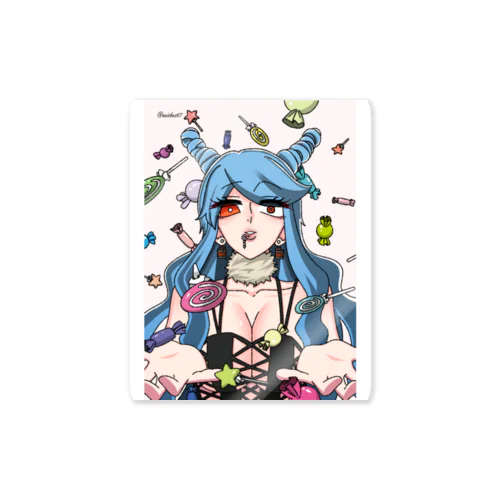 アクシスベストディアボロス Sticker