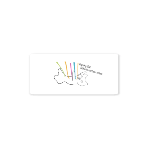 にじねこ　RainbowCat Sticker