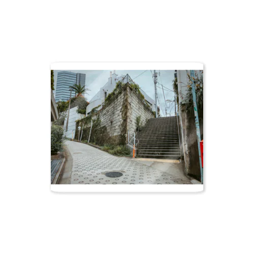 ストリートスナップ｜坂道と階段 Sticker