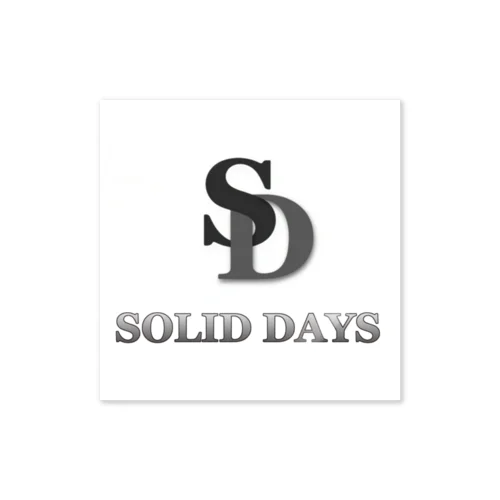 SOLID DAYS 3 Sticker