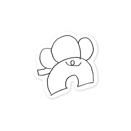 ぞうのおしり Sticker