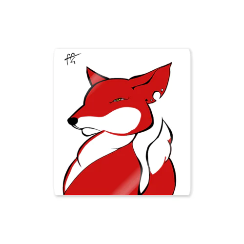 FancyFox No.4 Sticker