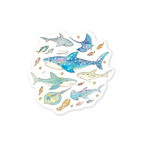 サメたち Sticker