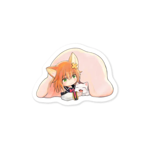 ねこといっしょ Sticker