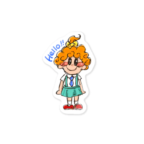 HELLO！ Sticker