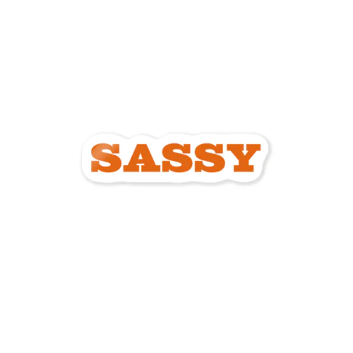 Sassy goods ステッカー