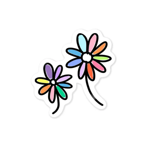 Flowerステッカー Sticker