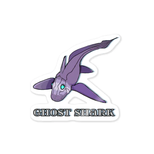 Ghost Shark Sticker