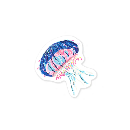 花笠海月ｰHanagasakurageｰ Sticker