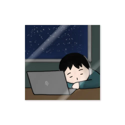 Good Night Sticker