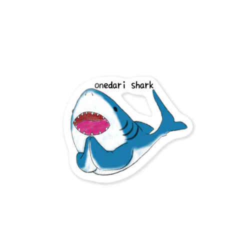 onedari shark Sticker