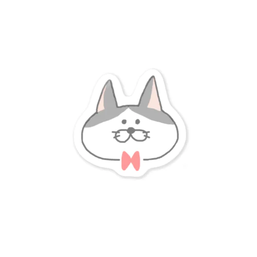 ねこにリボン Sticker