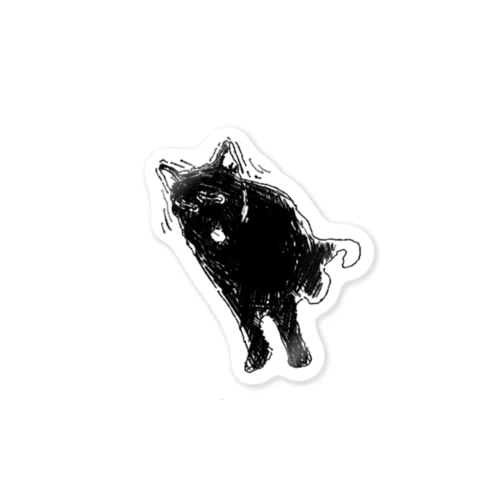 臆病な猫 Sticker