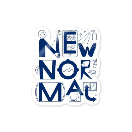 NEW NORMAL Sticker