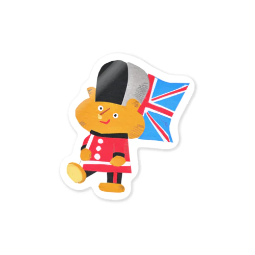 テディベアの近衛兵さん(イギリス) Sticker