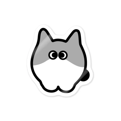 寄り目の猫 Sticker