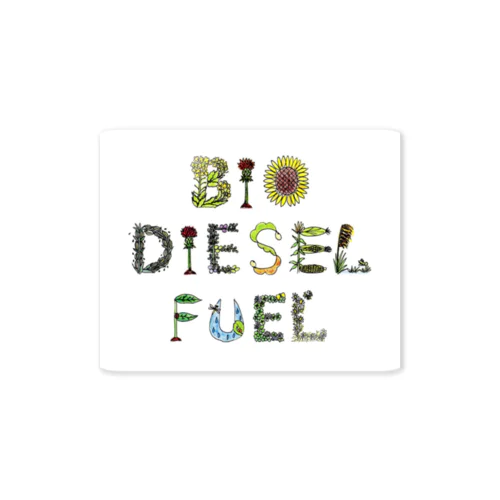 BIO DIESEL FUEL Sticker