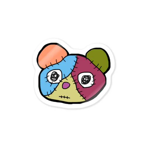 じゃぎじゃぎくま Sticker