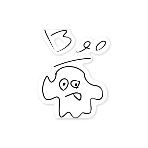 Boo Sticker