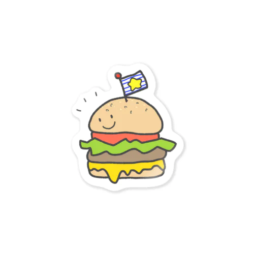 ハンバーガー Sticker