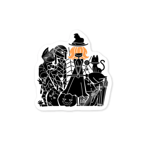 ハロウィーンのみんな Sticker