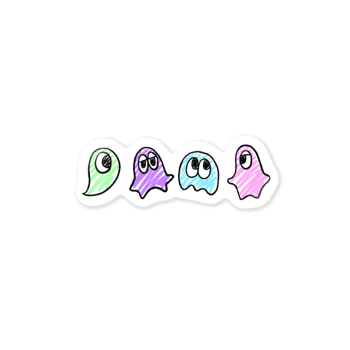 らくがきおばけちゃん Sticker