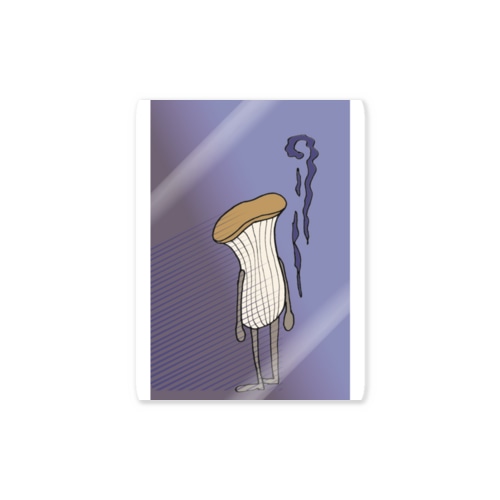 しょんぼりエリンギ君 Sticker