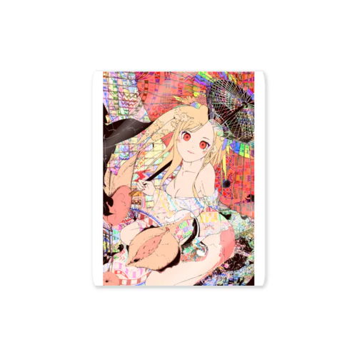 ゲイシャコンニチハ Sticker