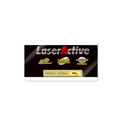 laseractive   ステッカー