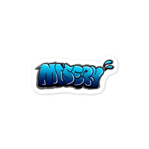 MISERY スローアップ Sticker