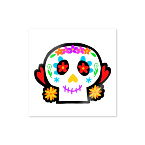 Calaveraーsimpleー ステッカー