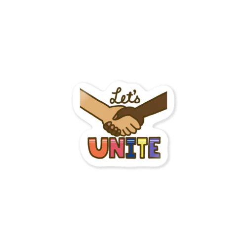 Let’s unite Sticker