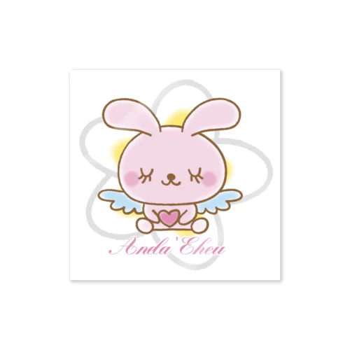 天使のうさぎハピバニちゃん Sticker