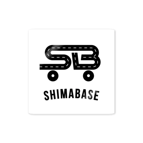 SHIMABASE ロゴステッカー 스티커