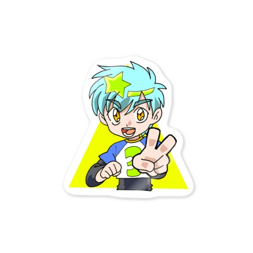 3周年ボーイ Sticker