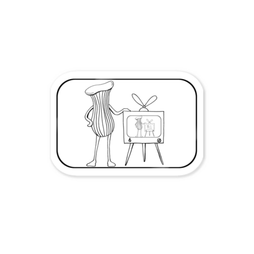 ドロステエリンギ君（テレビ） Sticker
