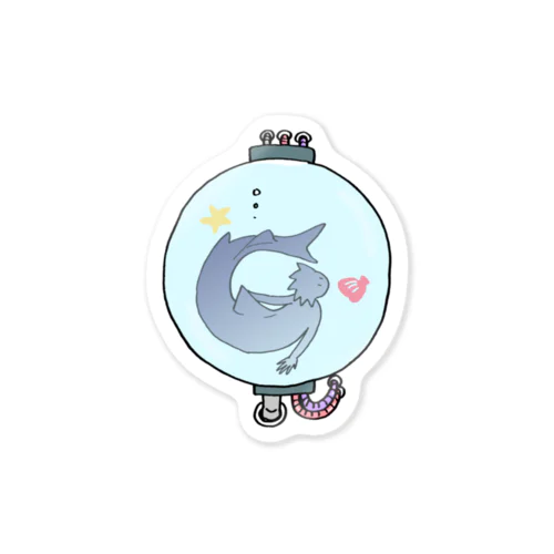 カプセル人魚（泳） Sticker