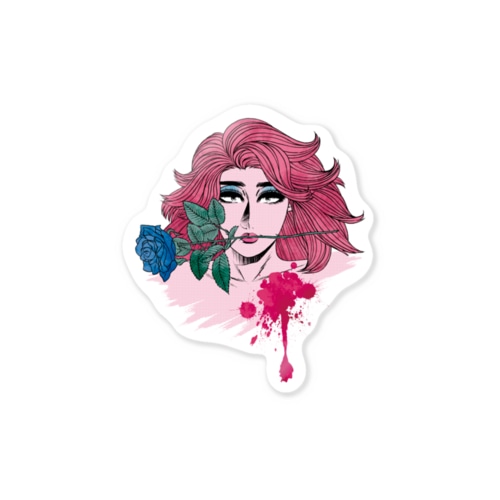 血と薔薇 Sticker