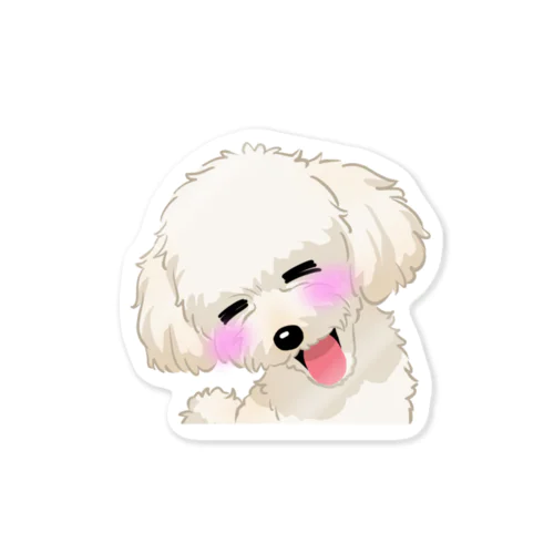 トイ・プードル(クリーム)/Toy Poodle(Cream) 04/40 ステッカー