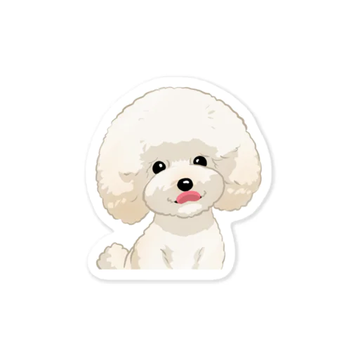 トイ・プードル(クリーム)/Toy Poodle(Cream) 07/40 ステッカー