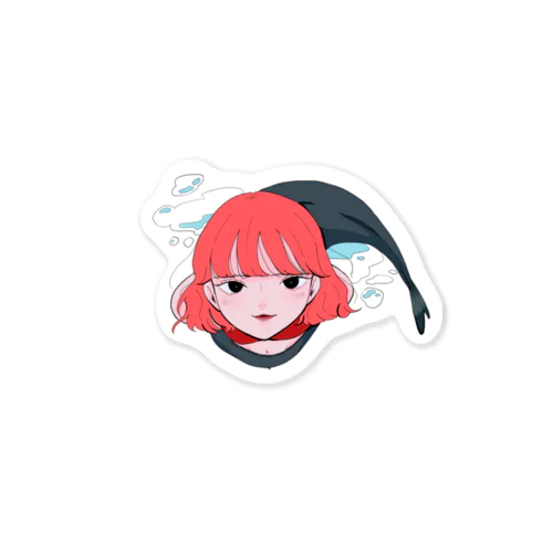 鮭の人魚 Sticker