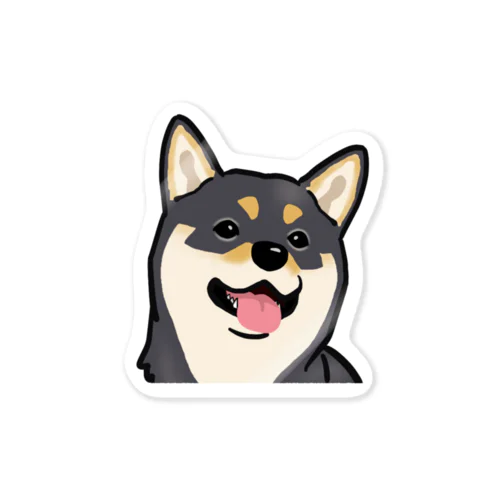 柴犬（黒）/Shiba Inu (black) 01/40 Sticker