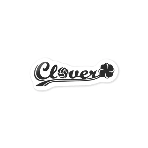 Clover 黒 Sticker