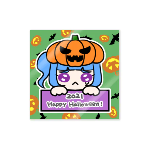 CryptoMaidsHalloweenRina Sticker