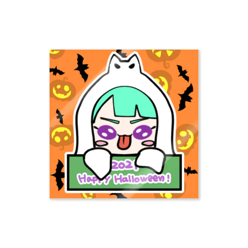 CryptoMaidsHalloweenNeo Sticker